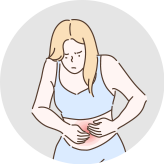 상세불명의 하복부 통증